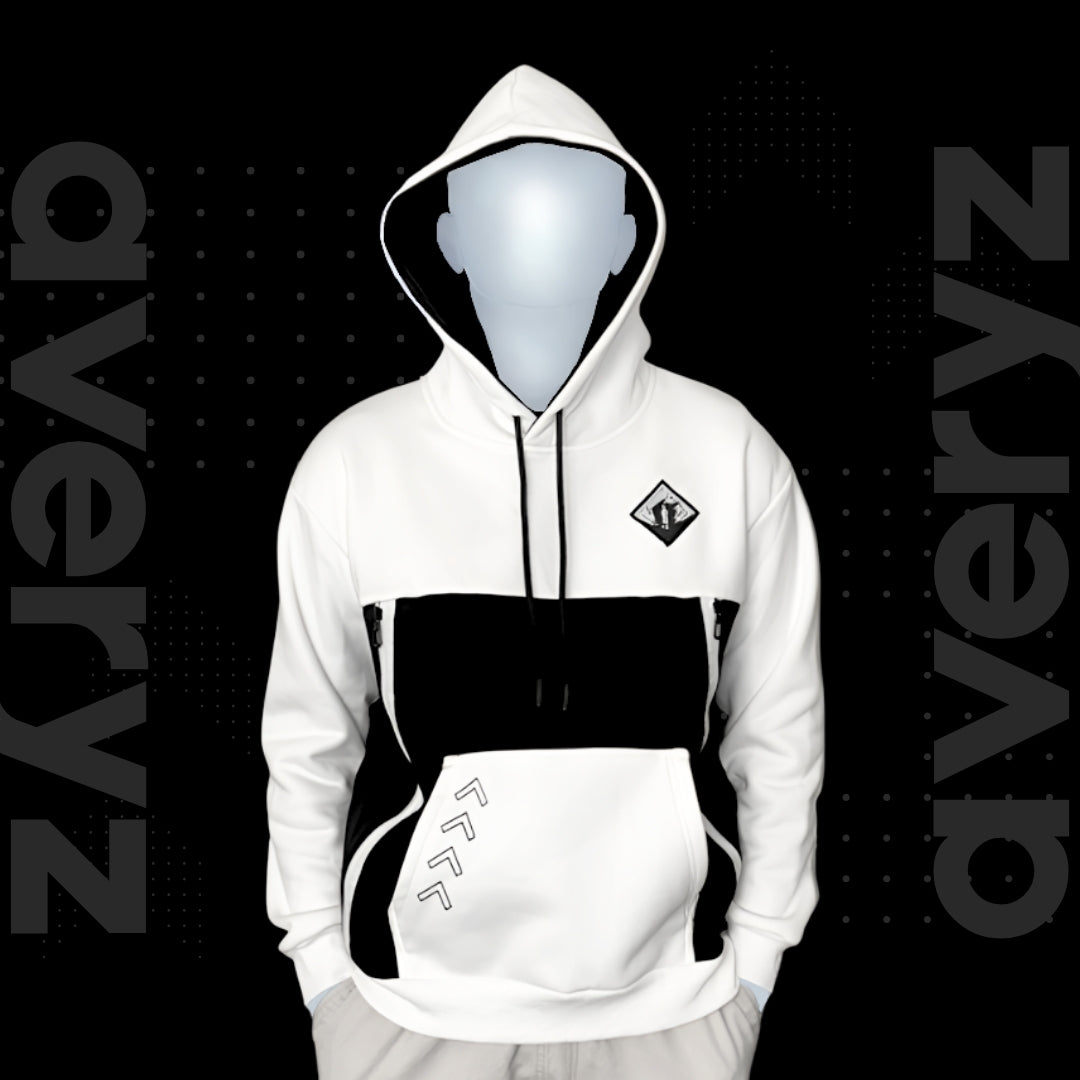 White/Black 380 Hoodie